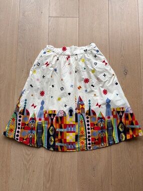 🦄 ModCloth Whimsical Geo-Print A-Line Skirt with Pockets!!